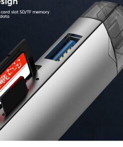 Adaptateur Carte SD 6 en 1 USB 3.0 vers Type C Micro USB OTG, detail