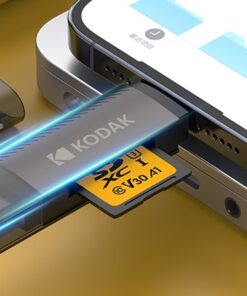 Adaptateur carte sd, lecteur de carte 4 en 1 USB3.0 et Type C, vue de face