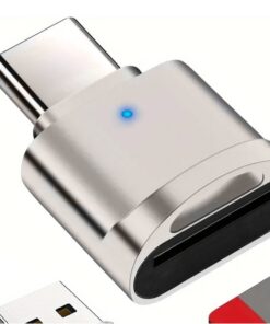 Adaptateur carte sd, lecteur de carte TF Type-C vers USB avec coque, vue principale