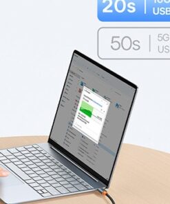 Adaptateur ethernet usb, hUB USB-C 10-en-1 Double 8K/4K, USB 3.2, RJ45, detail