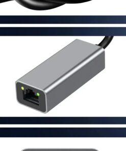 Adaptateur Ethernet USB Type-C vers RJ45 Gigabit, detail