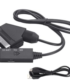 Adaptateur peritel hdmi, convertisseur vidéo audio Péritel vers 1080P, vue de face