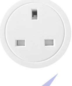 Adaptateur prise anglaise, prise Intelligente Tuya 20A WiFi UK, vue de trois quarts