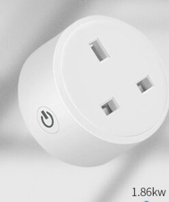 Adaptateur prise anglaise, prise Intelligente Tuya 20A WiFi UK, vue de face