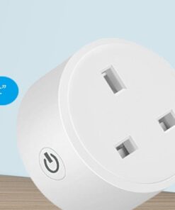 Adaptateur prise anglaise, prise Intelligente Tuya 20A WiFi UK, vue de profil