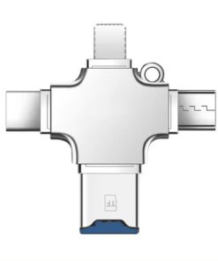 Adaptateur apple, adaptateur 4 en 1 lecteur de cartes et port USB, vue principale
