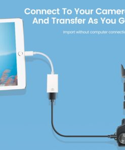 Adaptateur apple, adaptateur Lightning vers USB pour cle et clavier, vue de face
