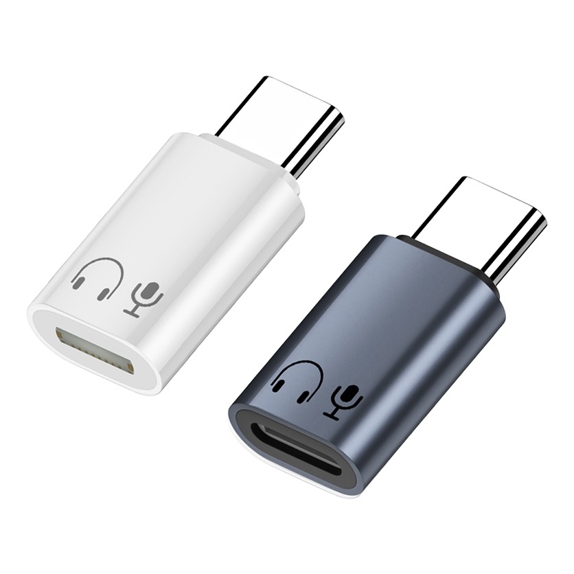 Adaptateur apple, adaptateur Type C vers Lightning audio, deux teintes Adaptateur apple, adaptateur Type C vers Lightning audio, deux teintes, vue principale