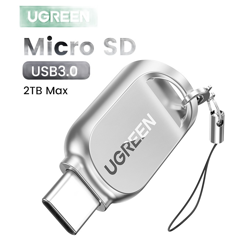 Adaptateur carte micro SD vers USB-C, lecteur OTG USB 3.0 Adaptateur carte micro SD vers USB-C, lecteur OTG USB 3.0, vue principale