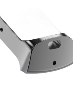 Adaptateur carte micro SD vers USB en aluminium, format mini, vue de profil