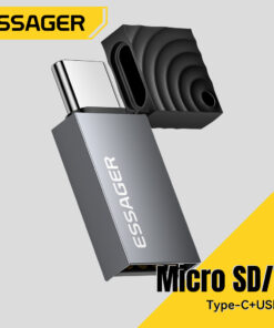 Adaptateur carte SD 2 en 1 mini en USB-C et USB 2.0, vue principale