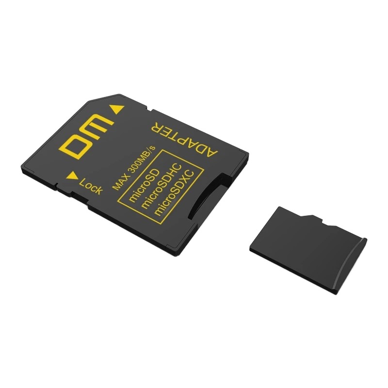 Adaptateur carte SD 4.0 UHS-II pour micro SD rapide Adaptateur carte SD 4.0 UHS-II pour micro SD rapide, vue de face