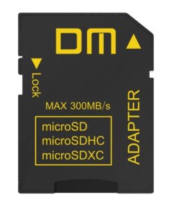 Adaptateur carte SD 4.0 UHS-II pour micro SD rapide, vue arriere