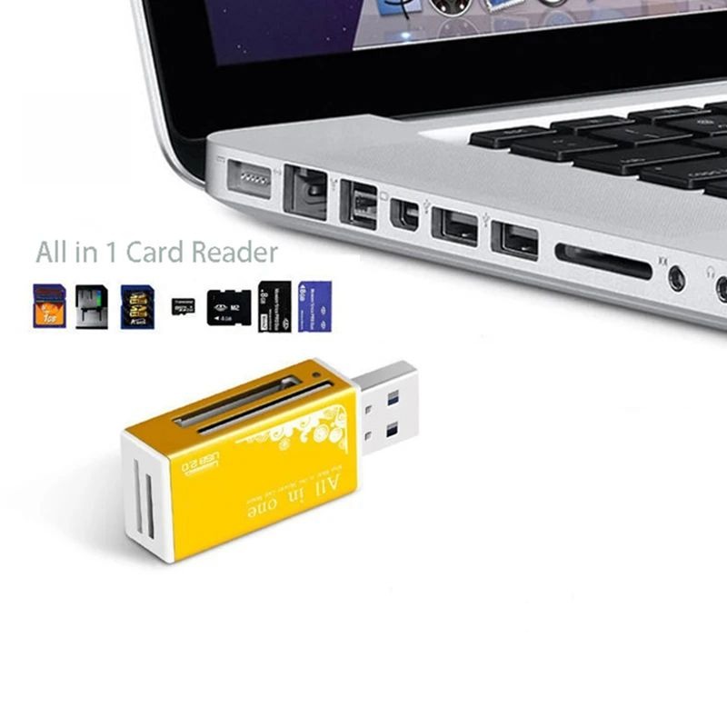 Adaptateur carte SD 4 en 1 en USB, pour SD, SDHC, micro SD et MMC Adaptateur carte SD 4 en 1 en USB, pour SD, SDHC, micro SD et MMC, detail