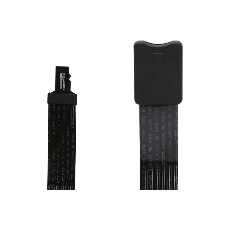 Adaptateur carte SD à câble souple, rallonge microSD et SD Adaptateur carte SD à câble souple, rallonge microSD et SD, vue arriere