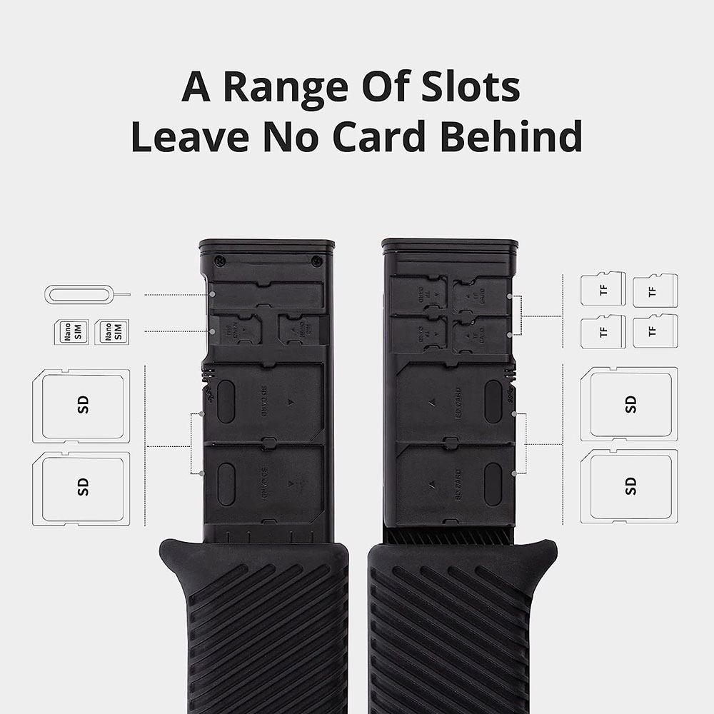 Adaptateur carte SD à double fente sur USB-C, trente versions Adaptateur carte SD à double fente sur USB-C, trente versions, detail