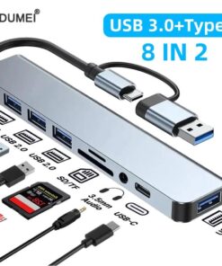 Adaptateur carte sd, adaptateur Hub USB 3.0 Type-C Multiport, vue principale