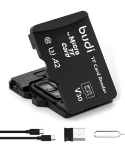 Adaptateur carte SD avec étui pour huit cartes, vue principale