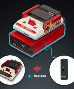 Adaptateur carte SD émulateur de lecteur pour console familiale, vue arriere