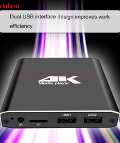 Adaptateur carte SD en lecteur multimédia pour écran d'affichage, vue de profil