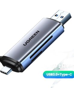 Adaptateur carte SD en USB-A, USB-C ou double connecteur, vue principale
