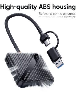 Adaptateur carte SD et boîtier de rangement 5 en 1, USB et USB-C, vue principale