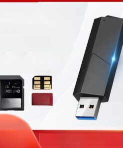 Adaptateur carte SD et carte nano mémoire, deux, vue principale