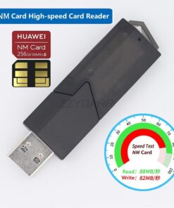 Adaptateur carte SD et carte nano mémoire, deux, vue de face