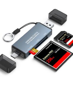 Adaptateur carte SD et CompactFlash OTG, en 3 en 1 ou 6 en 1, vue principale