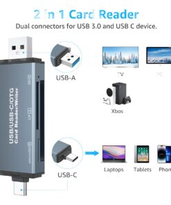 Adaptateur carte SD et CompactFlash OTG, en 3 en 1 ou 6 en 1, detail