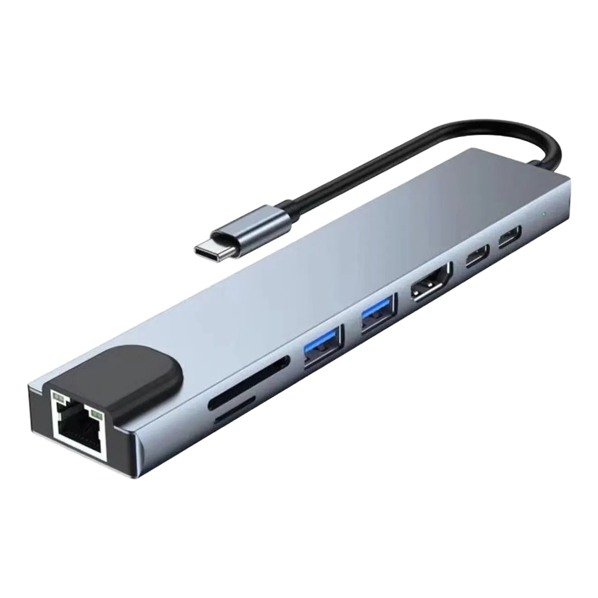 Adaptateur carte SD et hub USB-C, jusqu'à 11 fonctions Adaptateur carte SD et hub USB-C, jusqu'à 11 fonctions, vue principale
