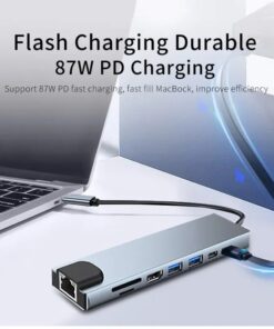 Adaptateur carte SD et hub USB-C, jusqu'à 11 fonctions, detail