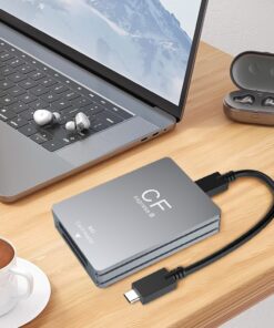 Adaptateur carte SD et lecteur CFexpress type A et B, vue de face