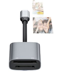 Adaptateur carte SD et Memory Stick, en USB-C ou Lightning, vue principale