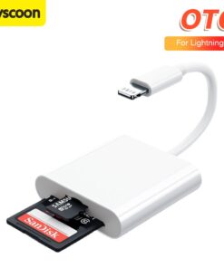 Adaptateur carte SD et micro SD pour iPhone et iPad, vue principale