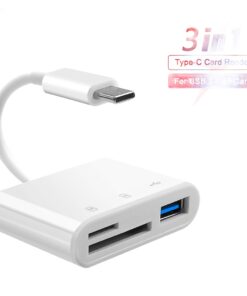 Adaptateur carte SD et micro SD sur port USB-C, vue principale