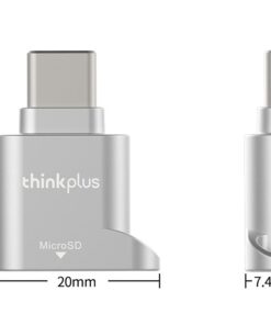 Adaptateur carte sd, lecteur de carte Micro SD Type-C Lenovo, vue arriere