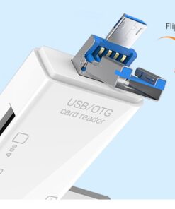 Adaptateur carte sd, lecteur de carte SD OTG multifonction 6 en 1, detail