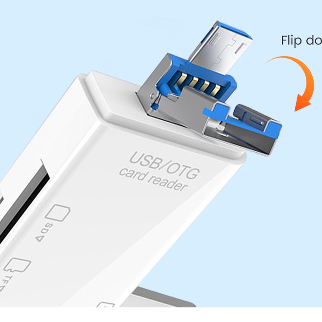 Adaptateur carte sd, lecteur de carte SD OTG multifonction 6 en 1 Adaptateur carte sd, lecteur de carte SD OTG multifonction 6 en 1, detail