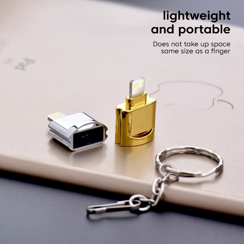 Adaptateur carte SD micro SD Lightning pour iPhone, compact Adaptateur carte SD micro SD Lightning pour iPhone, compact, detail