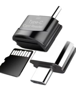 Adaptateur carte SD micro SD vers USB-C, mini OTG, trois finitions, vue principale