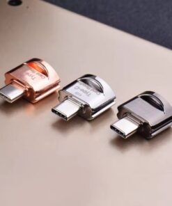 Adaptateur carte SD micro SD vers USB-C, mini OTG, trois finitions, vue de face