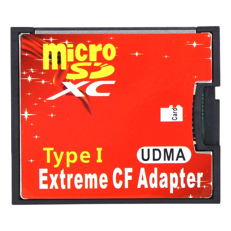 Adaptateur carte SD micro vers Compact Flash type I Adaptateur carte SD micro vers Compact Flash type I, vue principale