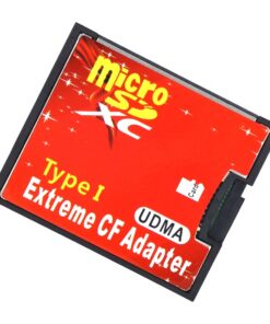 Adaptateur carte SD micro vers Compact Flash type I, vue de face