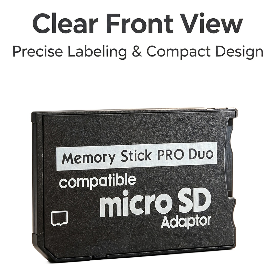 Adaptateur carte SD micro vers Memory Stick Pro Duo Adaptateur carte SD micro vers Memory Stick Pro Duo, vue principale