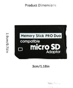 Adaptateur carte SD micro vers Memory Stick Pro Duo, detail