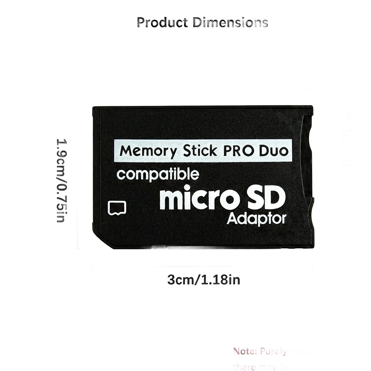 Adaptateur carte SD micro vers Memory Stick Pro Duo Adaptateur carte SD micro vers Memory Stick Pro Duo, detail