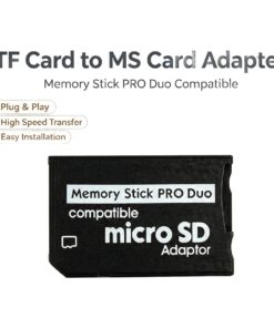 Adaptateur carte SD micro vers Memory Stick Pro Duo, vue arriere