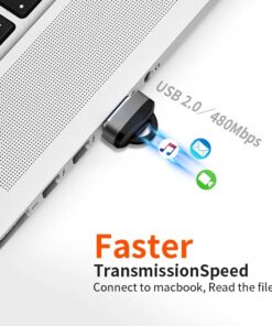 Adaptateur carte SD mini USB 2.0 pour microSD, lot au choix, vue de trois quarts