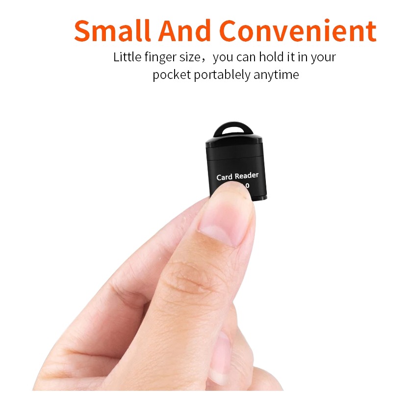 Adaptateur carte SD mini USB 2.0 pour microSD, lot au choix Adaptateur carte SD mini USB 2.0 pour microSD, lot au choix, vue de face